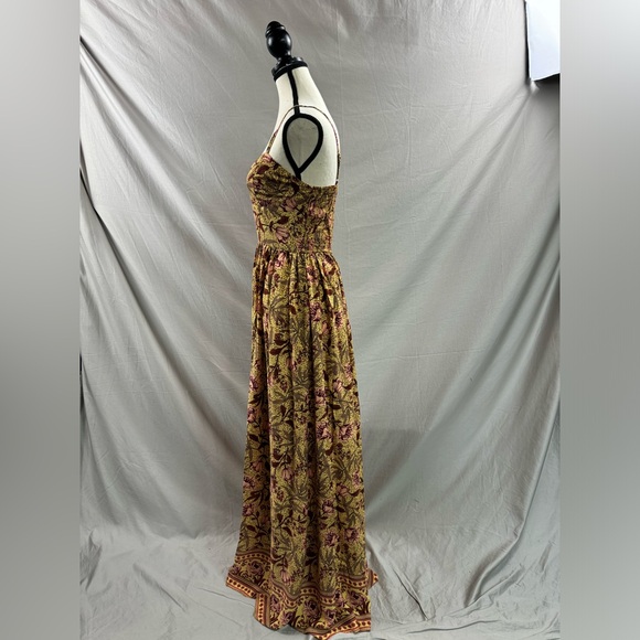 Boho Floral Print Cami Dress Yellow - Picture 7 of 8